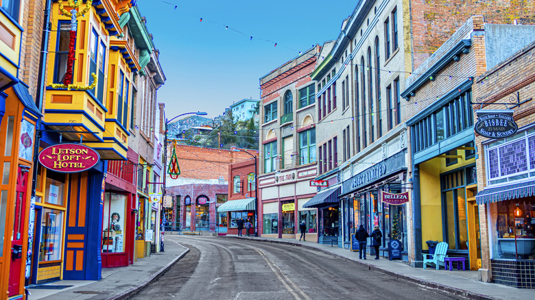 Colorful streets in Bisbee, Arizona