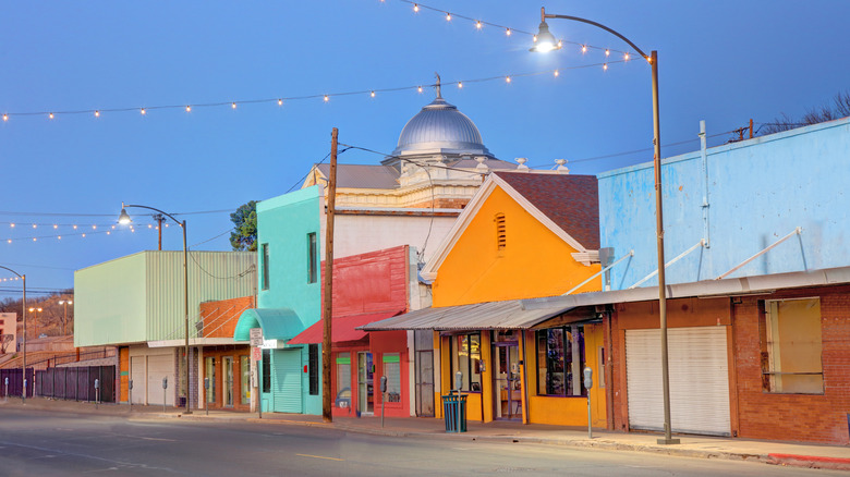 Colorful shops in Nogales, Arizona