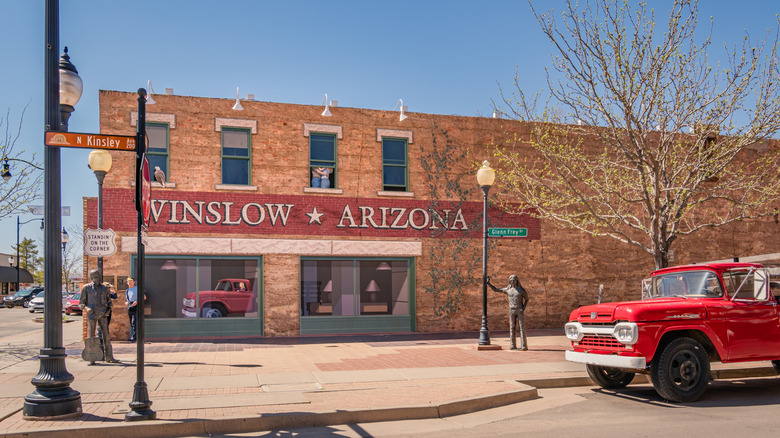 The famous corner in Winslow Arizona