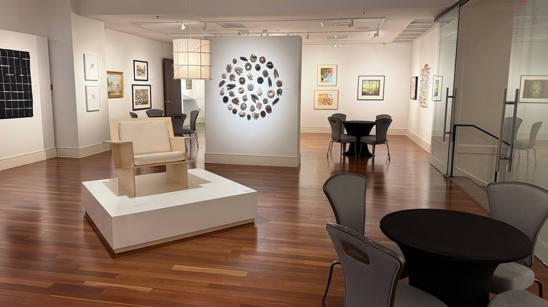 The art gallery within Saint Kate - The Arts Hotel in Milwaukee, Wisconsin