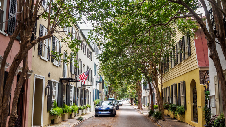 Historic street in Charleston