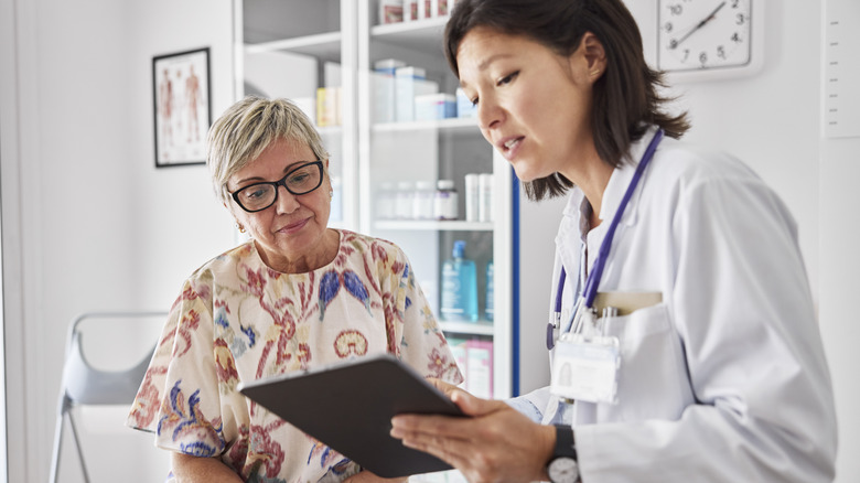 Doctor with a patient