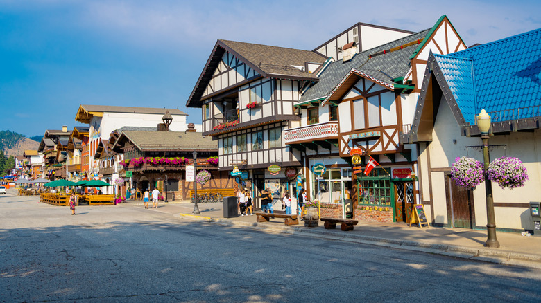 Bavarian Village in downtown Leavenworth, Washington