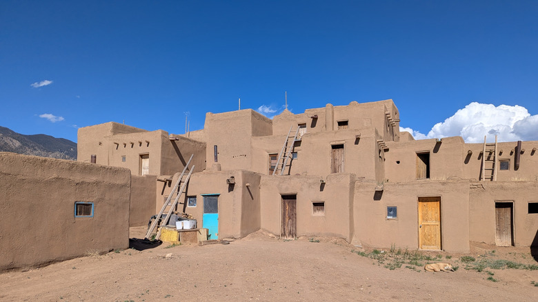 Taos Pueblo heritage site in Taos, New Mexico.