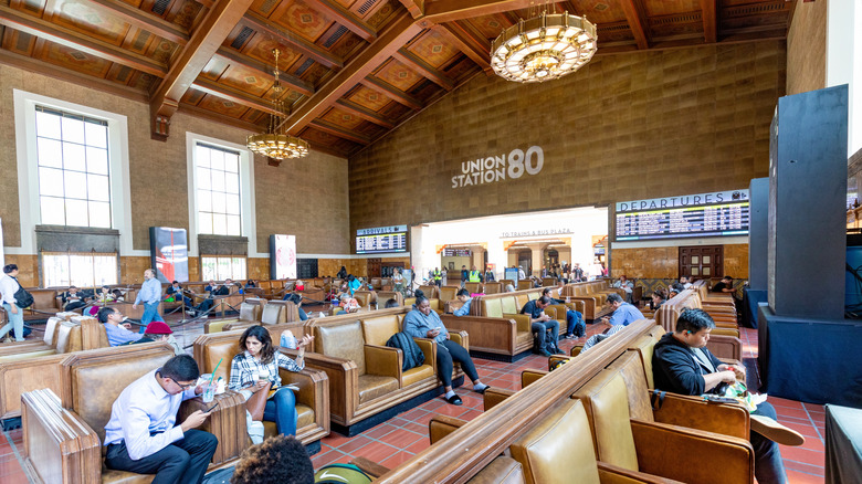 Inside Union Station, Los Angeles