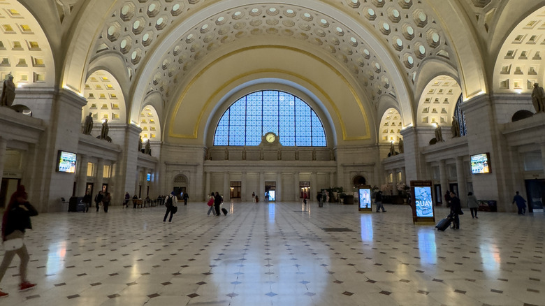 Main hall inside Union Station, Washington, D.C.