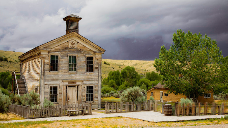 Abandoned building in Bannack, Montana