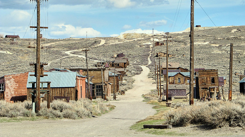 Abandoned buildings in Bodie, California