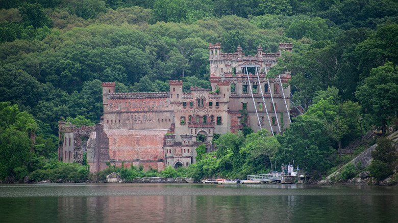 View of the Bannerman Castle from the Hudson River