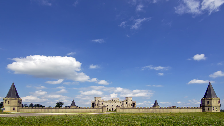Exterior view of The Kentucky Castle near Lexington, KY