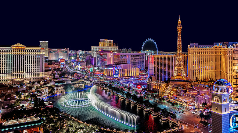 Las Vegas Strip at night