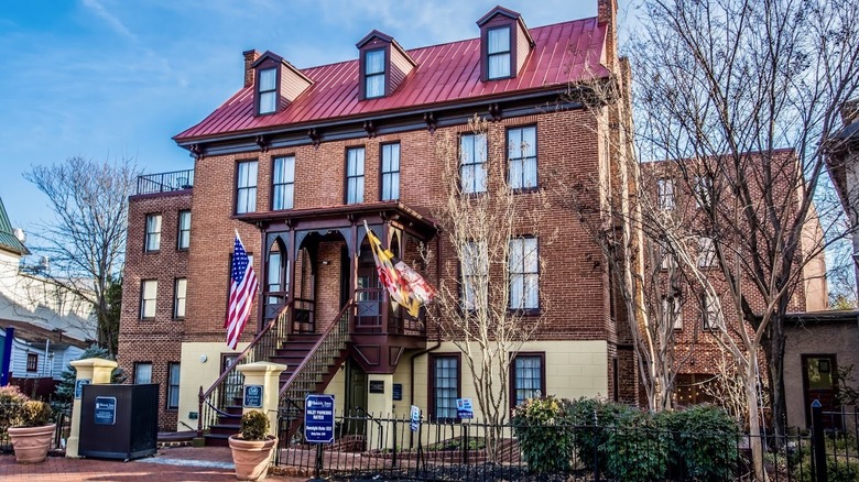 Front of Governor Calvert House