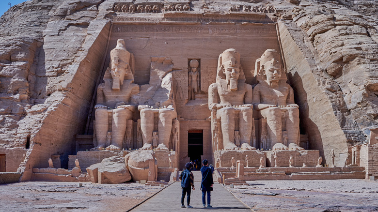 Abu Simbel temple in Egypt