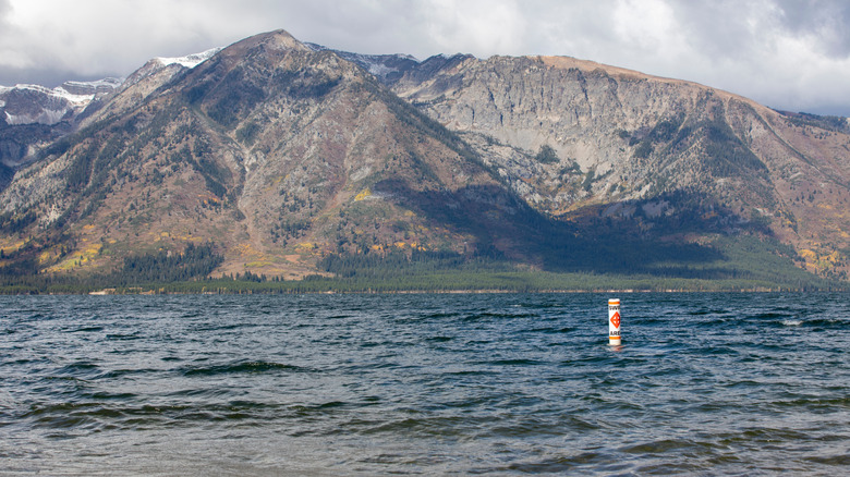 The view from Colter Bay Campground in Grand Teton National Park
