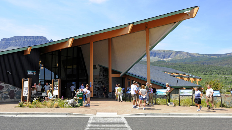 St. Mary Visitor Center in Glacier National Park, Montana