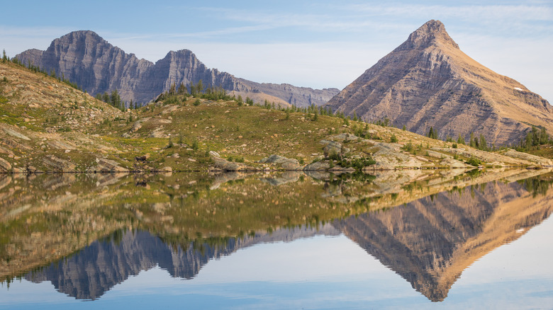 A view from deep in the North Fork area of Glacier National Park