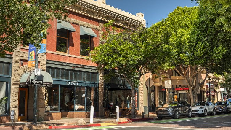 Buildings in downtown San Luis Obispo