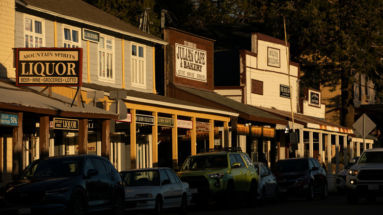 Downtown Julian California storefronts