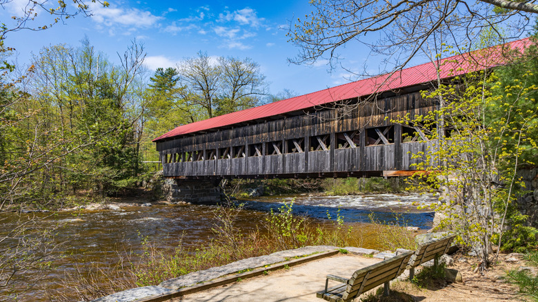 Exterior of Albany Covered Bridge