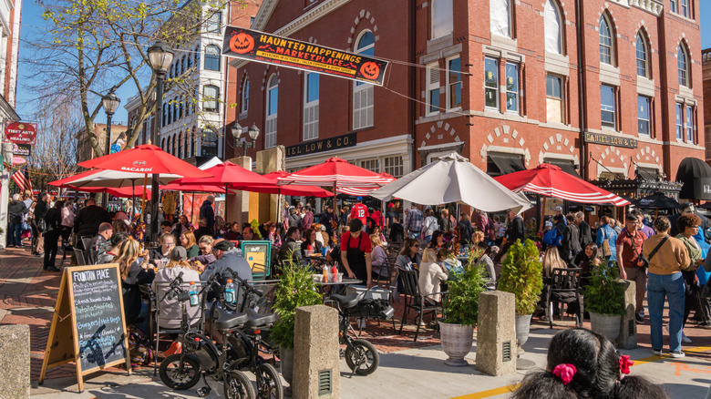 Halloween fair in Salem, Massachusetts