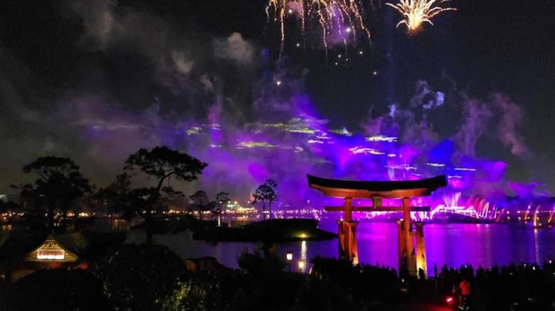 The view from Shiki-Sai Sushi Izakaya in Epcot's Japan Pavilion, Florida