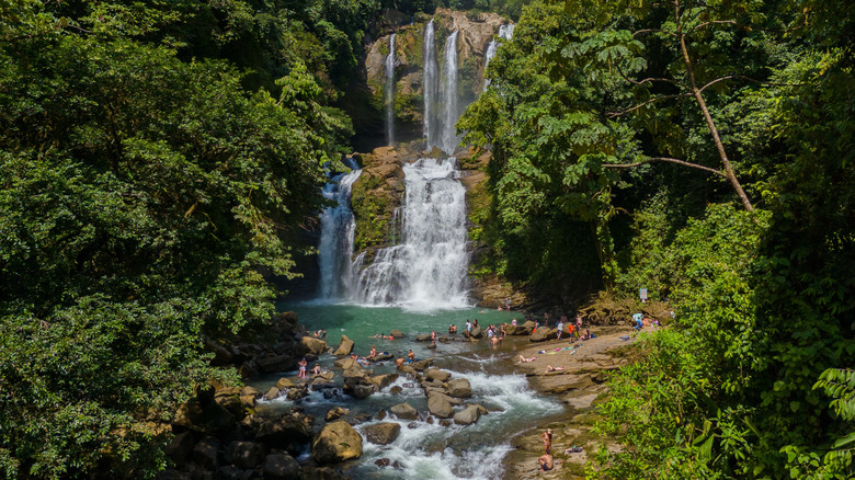 Nauyaca Waterfall in Dominical