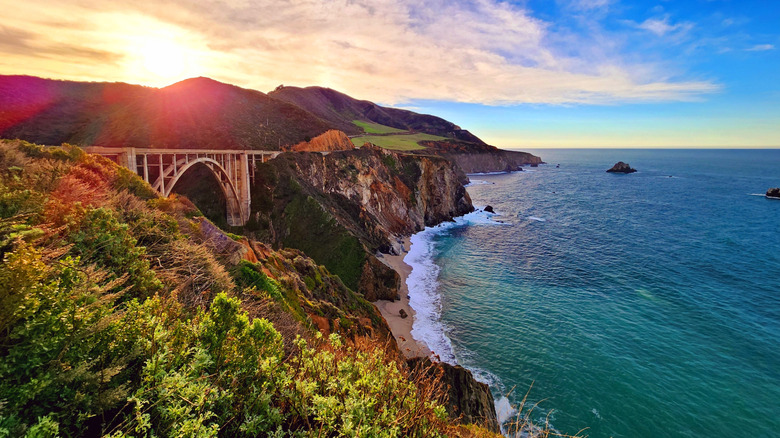 The Bixby Canyon Bridge in Big Sur, California