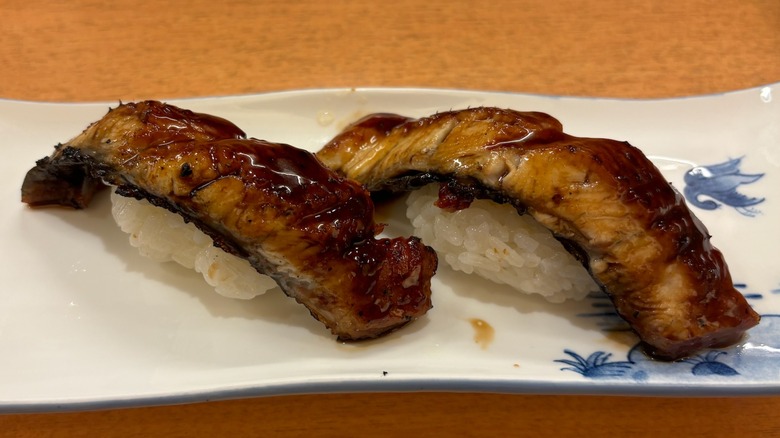 Eel roll from sushi restaurant