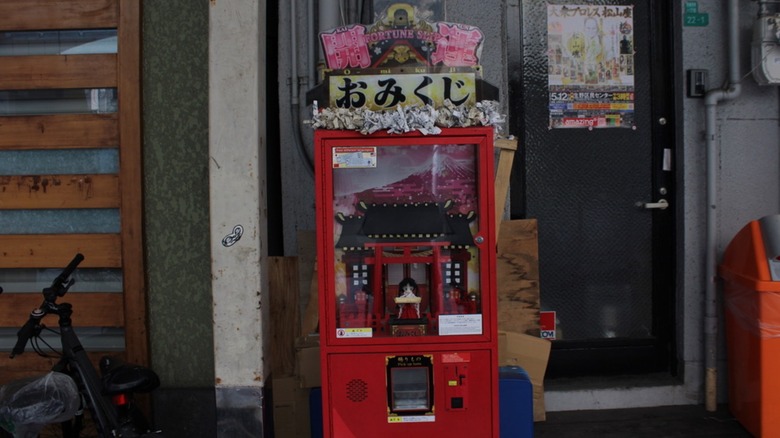 Fortune machine in Osaka