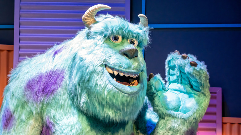 Close up of Sulley from Monsters, Inc.
