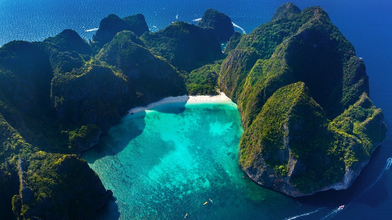 Maya Bay view from above