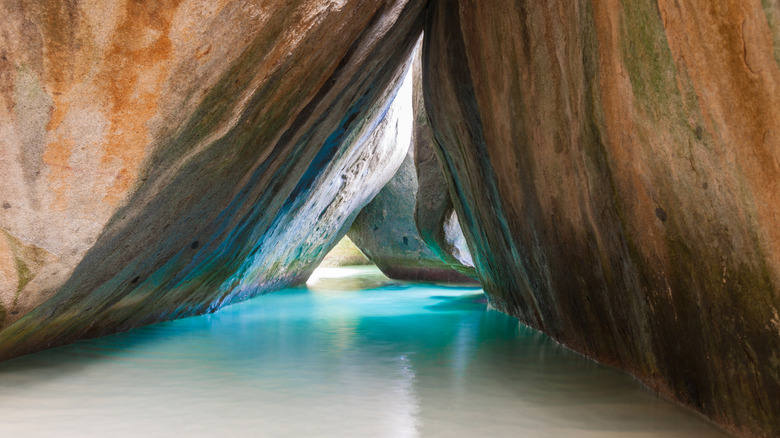 Rocks at The Baths in the British Virgin Islands