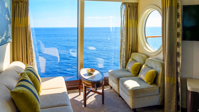 luxury cruise cabin