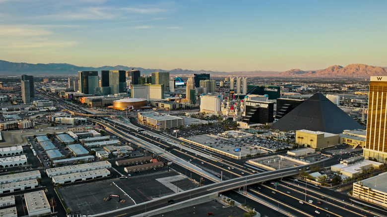 Aerial view of Las Vegas, Nevada