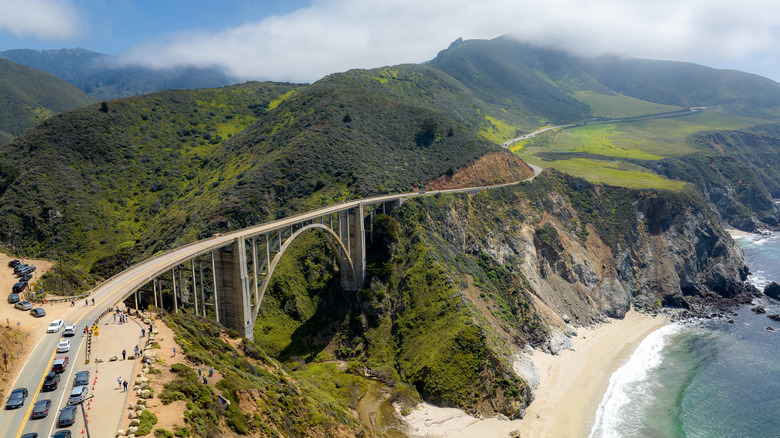 Bixby Bridge on Pacific coast highway 1