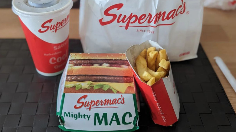 Food at Supermac's, Ireland