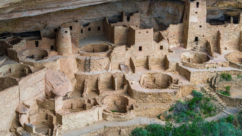 Palace Cliff Dwellings in Mesa Verde National Park, Colorado.