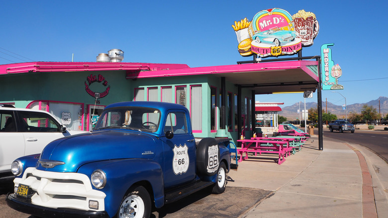 Mr. D'z Diner in Kingman, Arizona, on Route 66