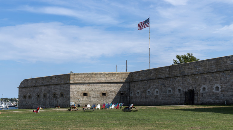 Fort Adams in Rhode Island