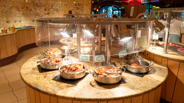 Buffet restaurant at Disneyland