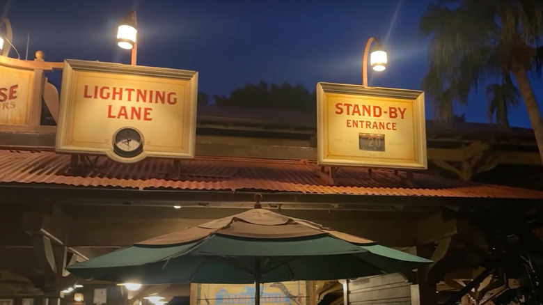 Lightning Lane at Disney park