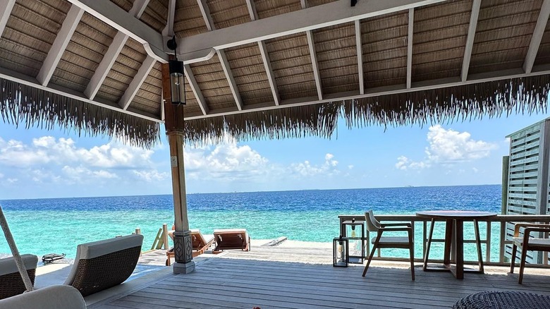 over-water villa Waldorf Astoria Maldives