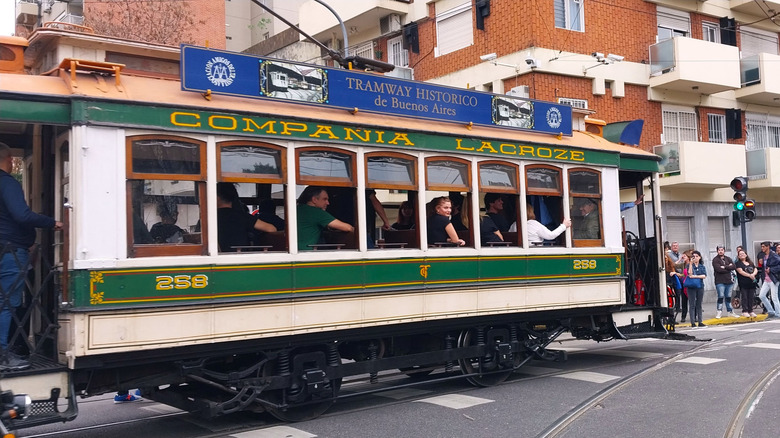 The historic Caballito tram in Buenos Aires, Argentina