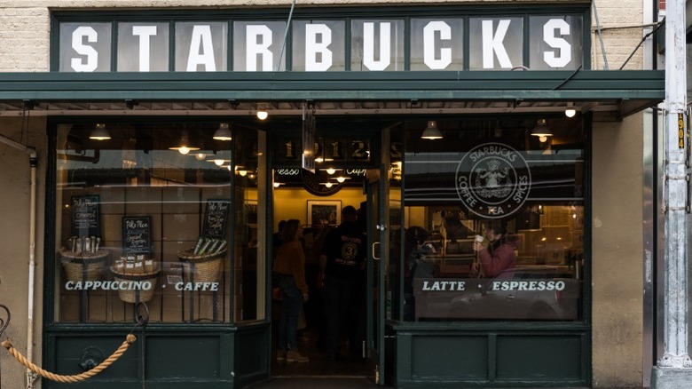 The original Starbucks at Seattle's Pike Place Market