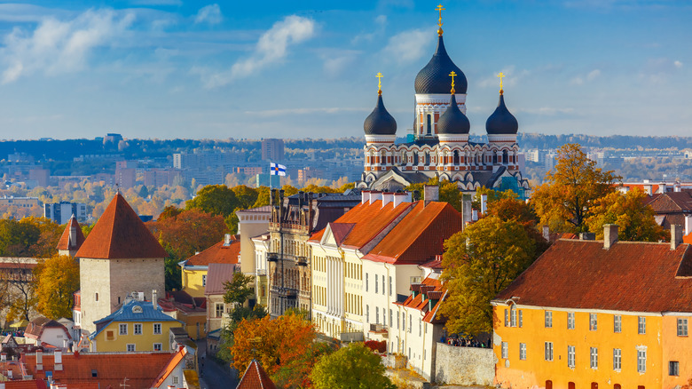 Toompea Hill in Tallinn, Estonia