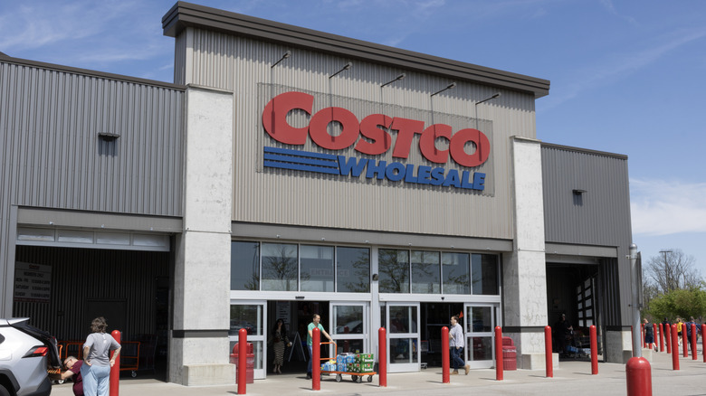 The exterior of a Costco Wholesale store