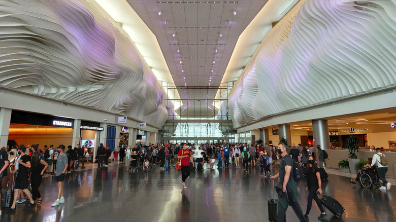 Interior of the Salt Lake City International Airport