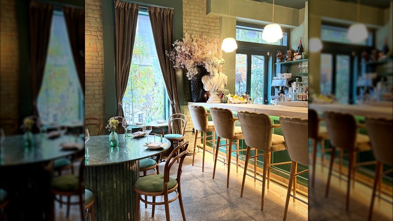 Interior of Champers Social Club