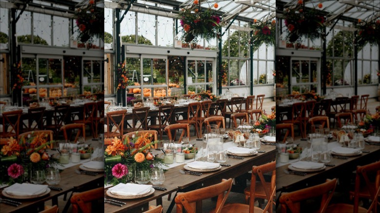 Greenhouse dining room at Chatham Bars Inn on Cape Cod