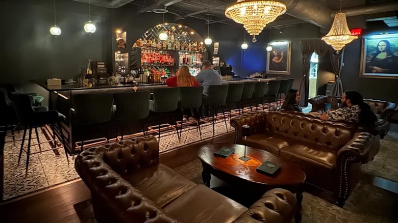 The interior of Hidden Speakeasy